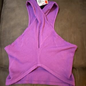 NWT FOREVER 21 medium knit Sexy tank Orchid